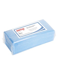 Chiffons non tissés Jantex bleu - lot de 50