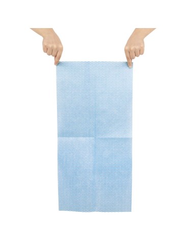 Chiffons non tissés Jantex bleu - lot de 50
