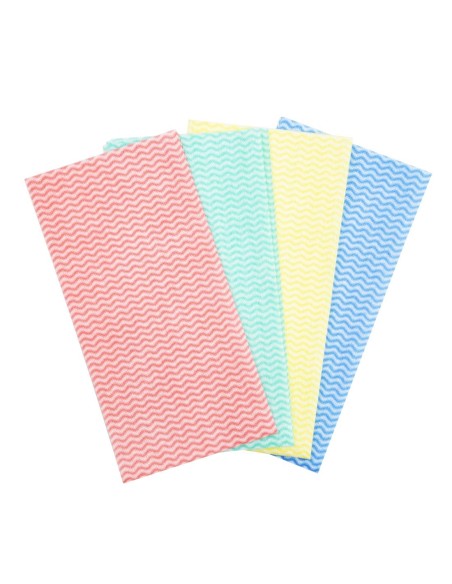 Chiffons non tissés Jantex bleu - lot de 50
