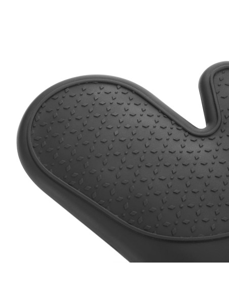 Gant de four en silicone Vogue noir - protection thermique