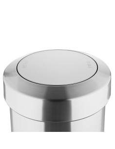 Poubelle Bolero 70L acier brossé à couvercle basculant 2