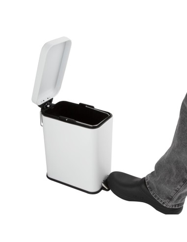 Poubelle salle de bain slim Jantex 5L - Design étroit