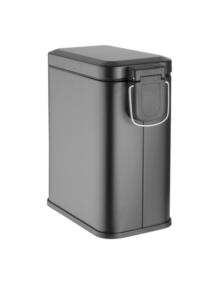 Poubelle slim Jantex 5L noir à pédale - salle de bain