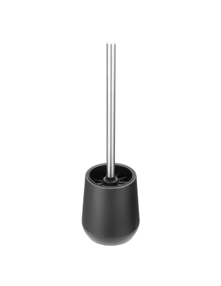 Brosse et support WC noir Jantex - Nettoyage efficace