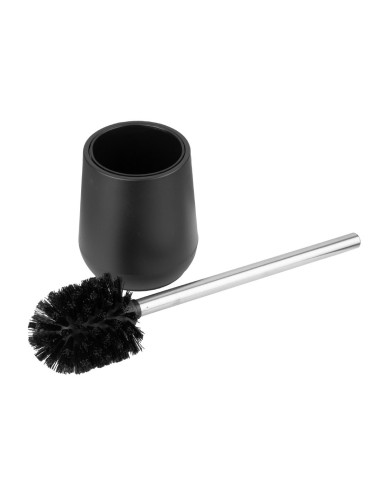 Brosse et support WC noir Jantex - Nettoyage efficace