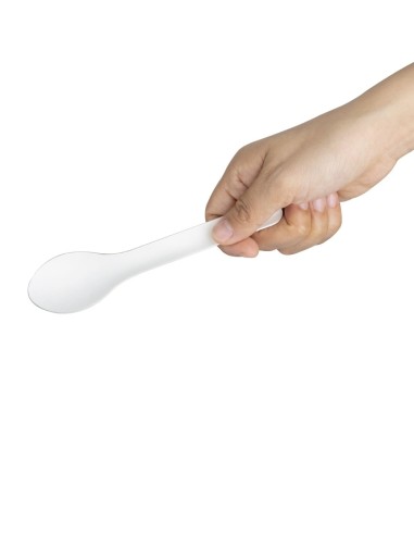 Cuillères en papier Fiesta Compostable 150 mm - Lot de 100