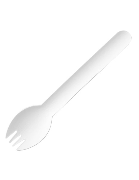 Cuillères en papier Fiesta Compostable 160 mm - lot de 100
