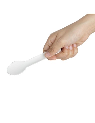 Cuillères à café en papier Fiesta Compostable 132 mm - lot de 100