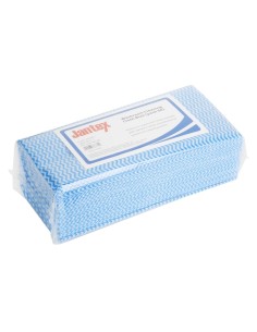 Chiffons de nettoyage salle de bain Jantex bleus - lot de 50