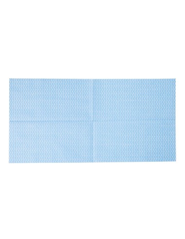 Chiffons de nettoyage salle de bain Jantex bleus - lot de 50