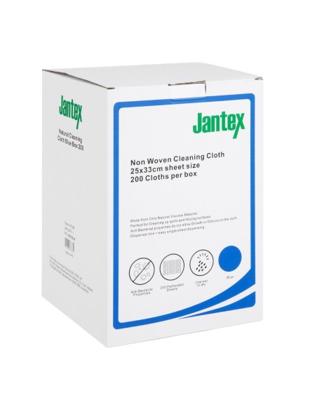 Chiffons de nettoyage compostables Jantex Green - Lot de 200