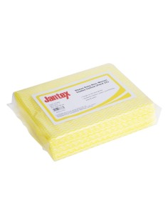 Chiffons non tissés Jantex jaunes - Lot de 25 (58 caractères)