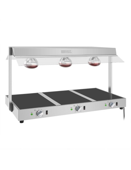 Portique chauffe-plat Buffalo 3x GN 1/1 - 1,5kW inox