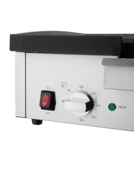 Plancha en fonte extra large Buffalo 3kW - 615 mm