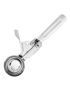 Cuillère à glace Hygiplas blanche 50 ml - Portion précise