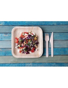 Assiettes carrées Fiesta Compostable 200mm - lot de 100 2