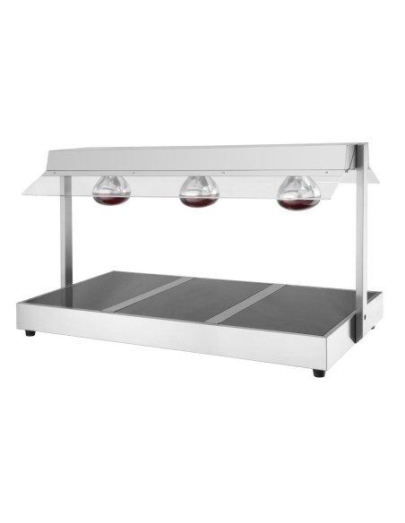 Portique chauffe-plat Buffalo 3x GN 1/1 - 1,5kW inox