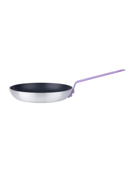 Poêle Hygiplas 24 cm antiadhésive violet - 1,4 L