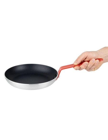 Poêle Hygiplas Teflon Platinum Plus 24 cm - Rouge