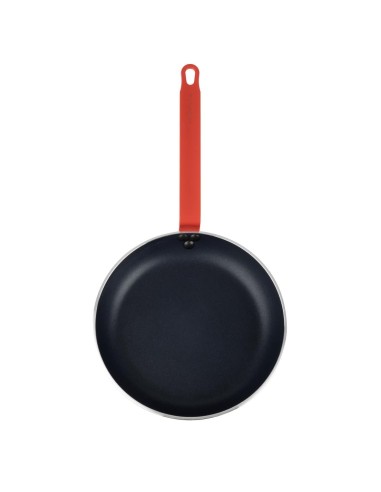 Poêle antiadhésive Teflon Platinum Plus Hygiplas 28 cm rouge