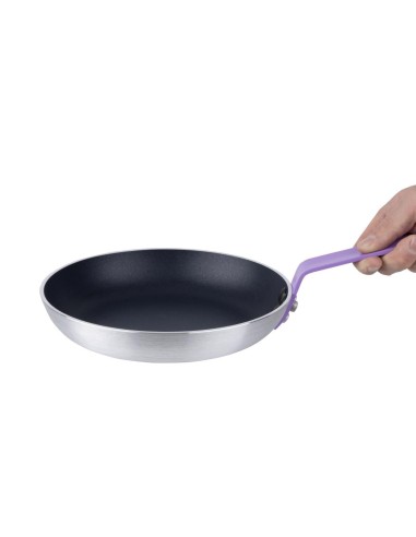 Poêle Hygiplas 24 cm antiadhésive violet - 1,4 L