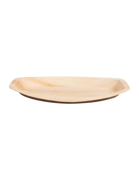 Assiettes ovales en feuilles de palmier 360mm, lot de 100