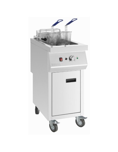 Friteuse électrique Buffalo 12 kW 20 L - grande capacité