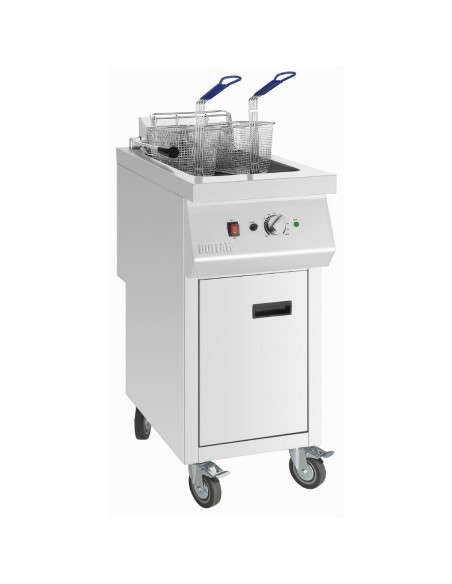 Friteuse électrique Buffalo 12 kW 20 L - grande capacité