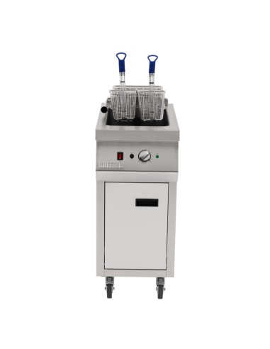 Friteuse électrique Buffalo 12 kW 20 L - grande capacité