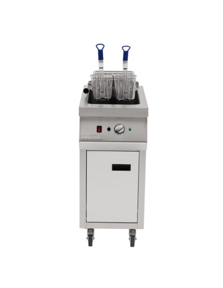 Friteuse électrique Buffalo 12 kW 20 L - grande capacité