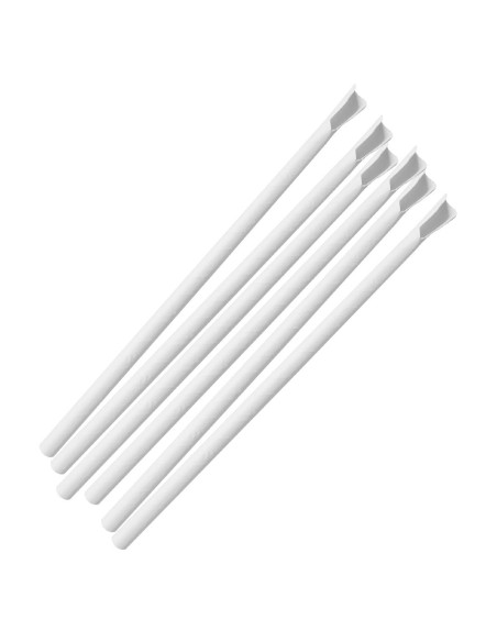 Pailles cuillères en papier Fiesta Compostable 250 pcs - 210x8mm