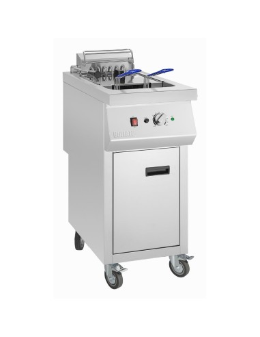 Friteuse électrique Buffalo 12 kW 20 L - grande capacité