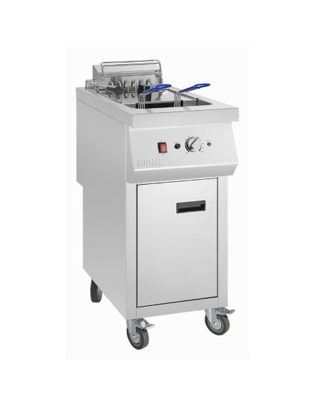 Friteuse électrique Buffalo 12 kW 20 L - grande capacité