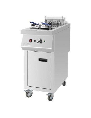 Friteuse électrique Buffalo 12 kW 20 L - grande capacité