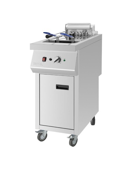 Friteuse électrique Buffalo 12 kW 20 L - grande capacité