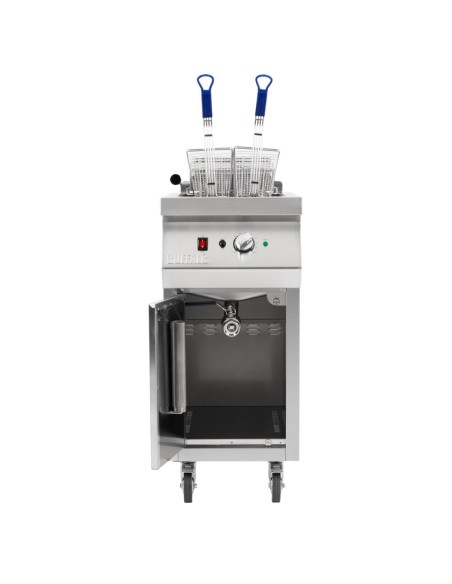 Friteuse électrique Buffalo 12 kW 20 L - grande capacité
