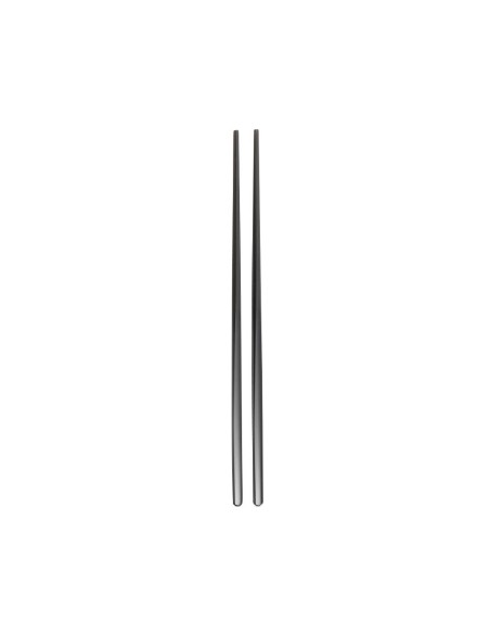 Set de baguettes inox 18/10 PVD noir Comas - lot de 12