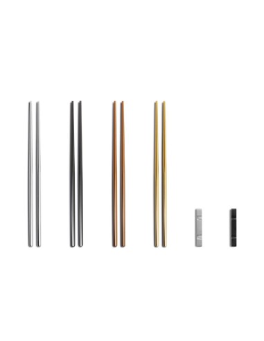 Set de 12 baguettes inox satiné 18/10 Comas