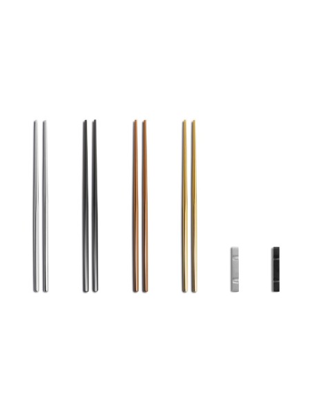 Set de 12 baguettes inox satiné 18/10 Comas