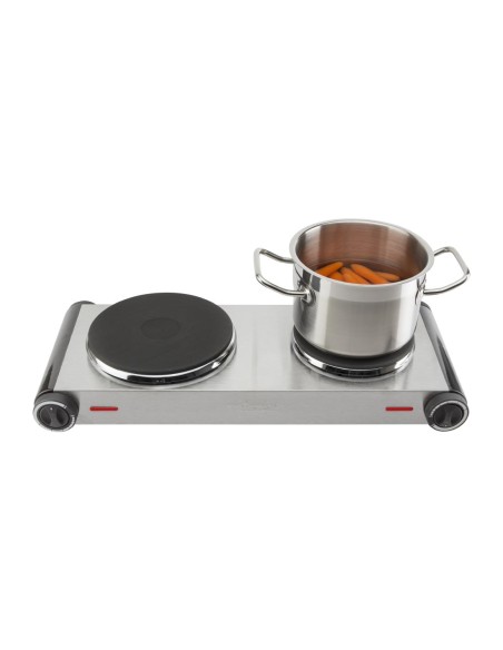 Plaque chauffante 2 brûleurs Tristar KP-6248 inox
