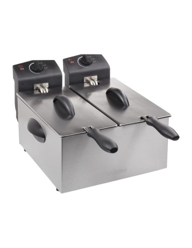 Friteuse double Tristar FR-6937 inox 2 x 3L - 6 L