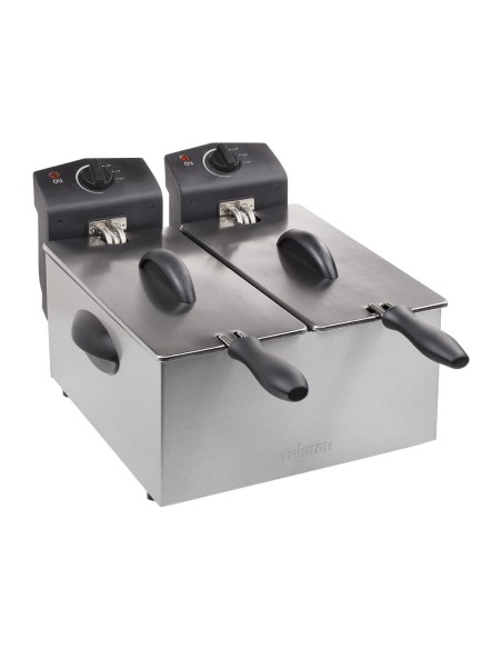 Friteuse double Tristar FR-6937 inox 2 x 3L - 6 L