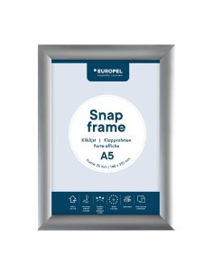 Cadre clipsable aluminium Europel A5 25mm - DTM Primera