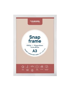 Cadre clipsable Europel A3 25mm blanc mat - DTM Primera
