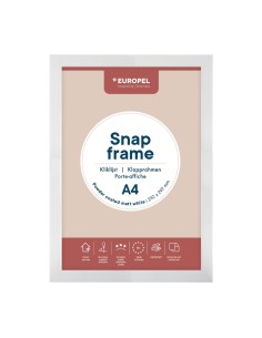 Cadre clipsable Europel A4 25mm blanc mat - DTM Primera