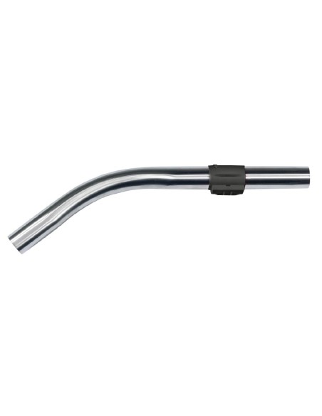 Tube courbé RVS 32mm avec régulateur d'air NPC noir - Numéric
