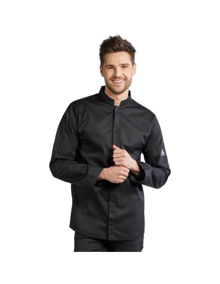 Veste de cuisine Chaud Devant Sabor noire 4XL - Design élégant