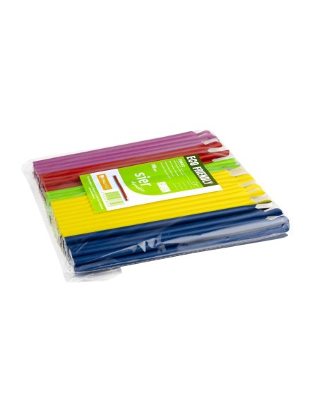 Pailles cuillères en papier Sier Disposables - Lot de 100
