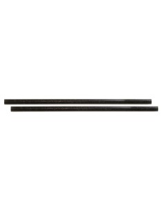 Pailles noires Sier Disposables 6 mm - Lot de 100 2