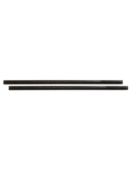 Pailles noires Sier Disposables 6 mm - Lot de 100